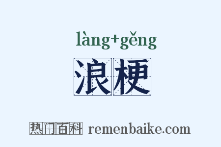 浪梗是什么意思的图片